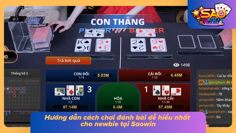 Cách Chơi Baccarat Saowin - Trò Chơi Casino Hot Nhất 2026 2 Mách nhỏ cho newbie cách đánh bài Baccarat đơn giản