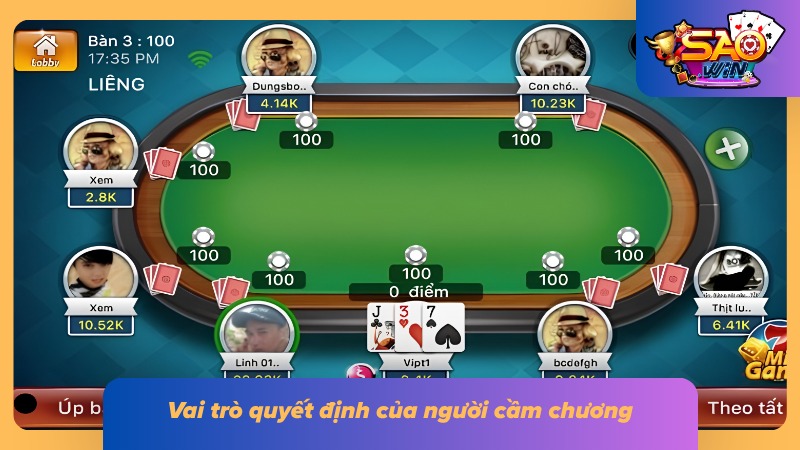Hướng Dẫn Tham Gia Bài Cào Chuẩn Cho Tân Thủ Tại Saowin 4 Vị trí đặc biệt của người cầm chương