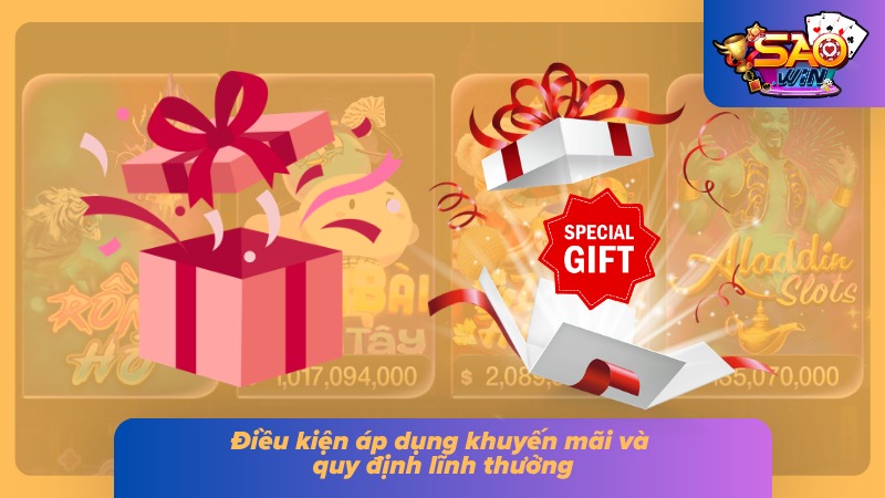 Thể lệ ưu đãi giúp khách chơi kiểm tra yêu cầu khi nhận thưởng