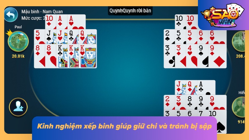 Mậu Binh | Luật Chơi, Cách Tính Chi Và Mẹo Xếp Bài Chuẩn Chỉ 6 Các lá bài được phân bổ cân đối nhằm hạn chế tình trạng chi dưới quá yếu