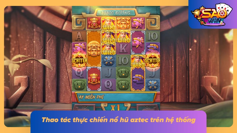 Từng bước thực hiện thủ tục cược trên aztec