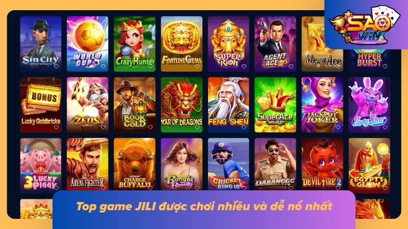Top game nổ hũ jili nào dễ nổ nhất hiện nay 