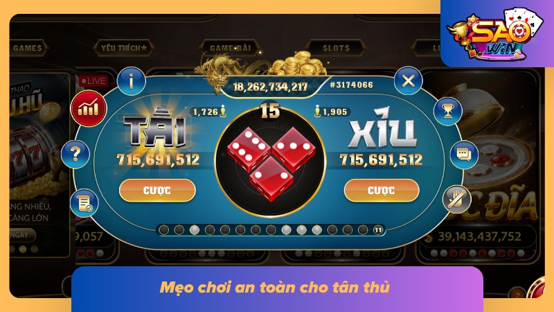 Nổ Hũ Tài Xỉu SAOWIN - Nơi Đẳng Cấp Nói Lên Tất Cả 5 Mẹo nhỏ dành cho tân thủ muốn khám phá sảnh SAOWIN