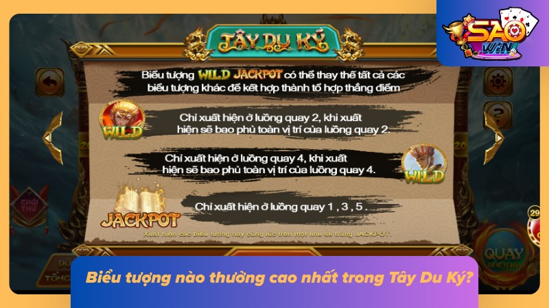 Nổ Hũ Tây Du Ký | Review Bảng Thưởng, Gameplay Và Mẹo Săn Hũ 3 Mỗi linh vật và nhân vật được xếp theo giá trị trong bảng trả thưởng