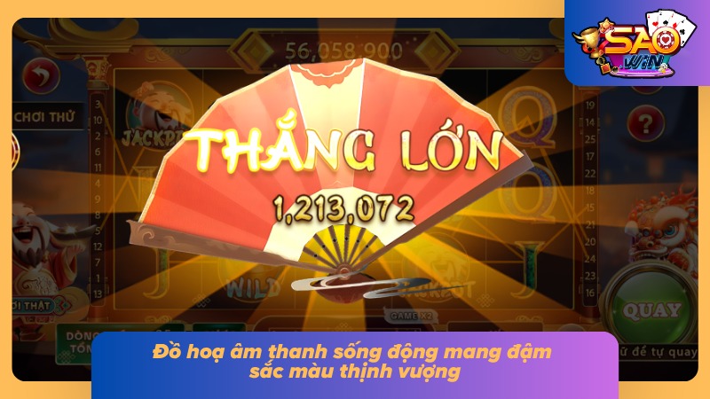 Nổ Hũ Thần Tài Saowin: Đánh Giá Và Cẩm Nang Săn Thưởng 3 Đồ họa và âm thanh sống động mang sắc thái may mắn thịnh vượng